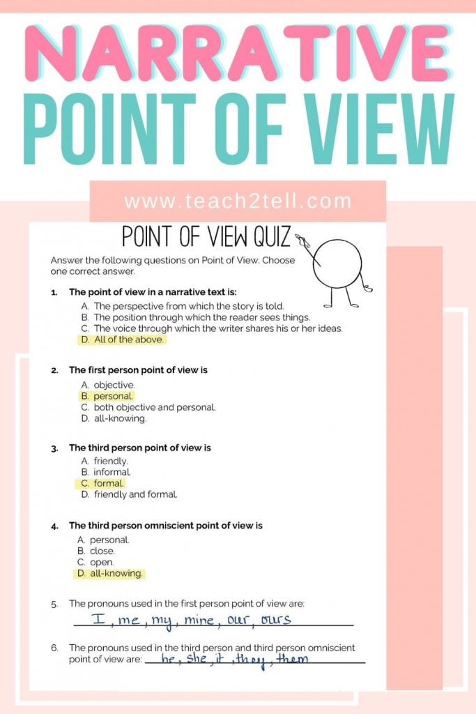 Third Person Point of View the Better Option? Printables and Digital