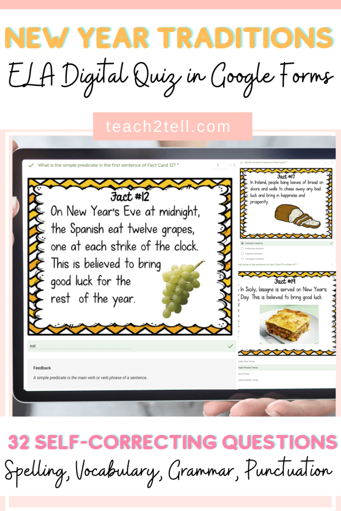 After Winter Break: 5 Fun and Engaging Activities for Your Classroom 8 After Winter Break Activities New Year ELA Grammar Review