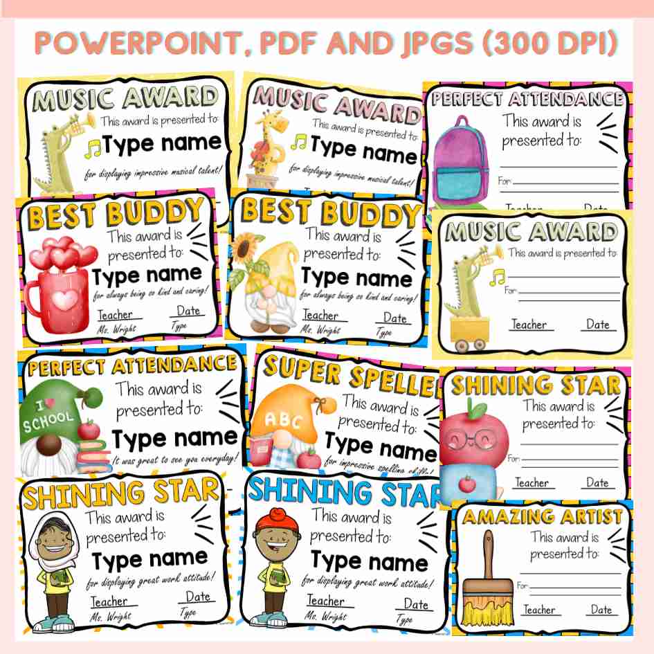 student-awards-elementary-free-award-certificates-editable
