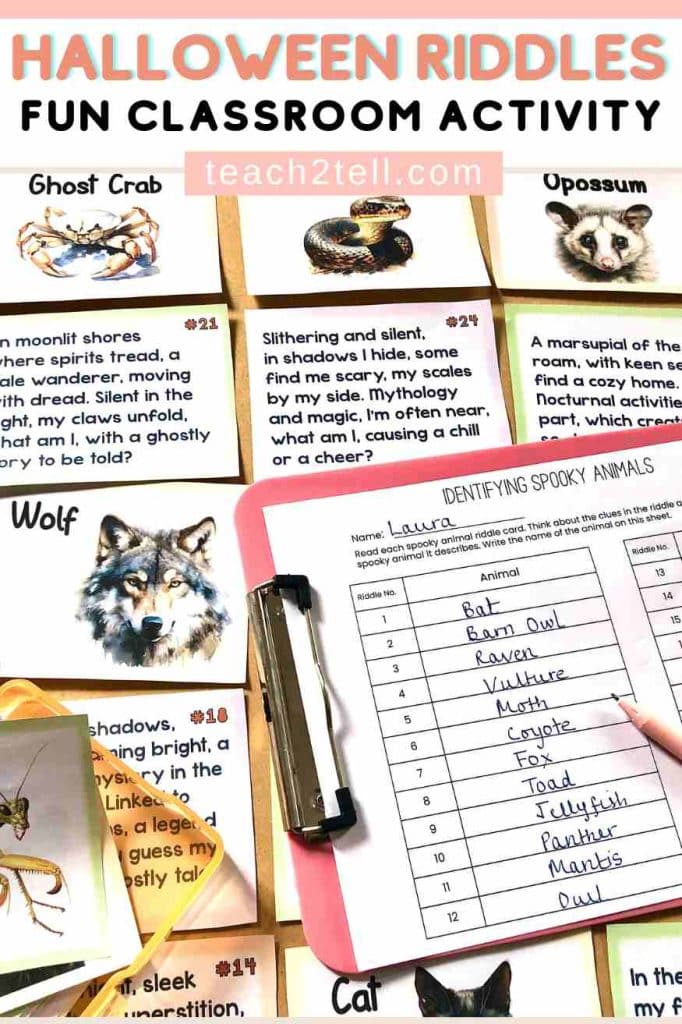 Halloween Classroom Activities That Make Learning Fun halloween activities riddles 