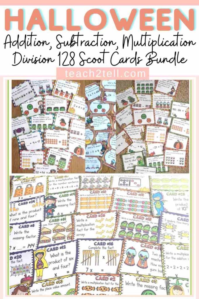 halloween classroom activities number sense activities