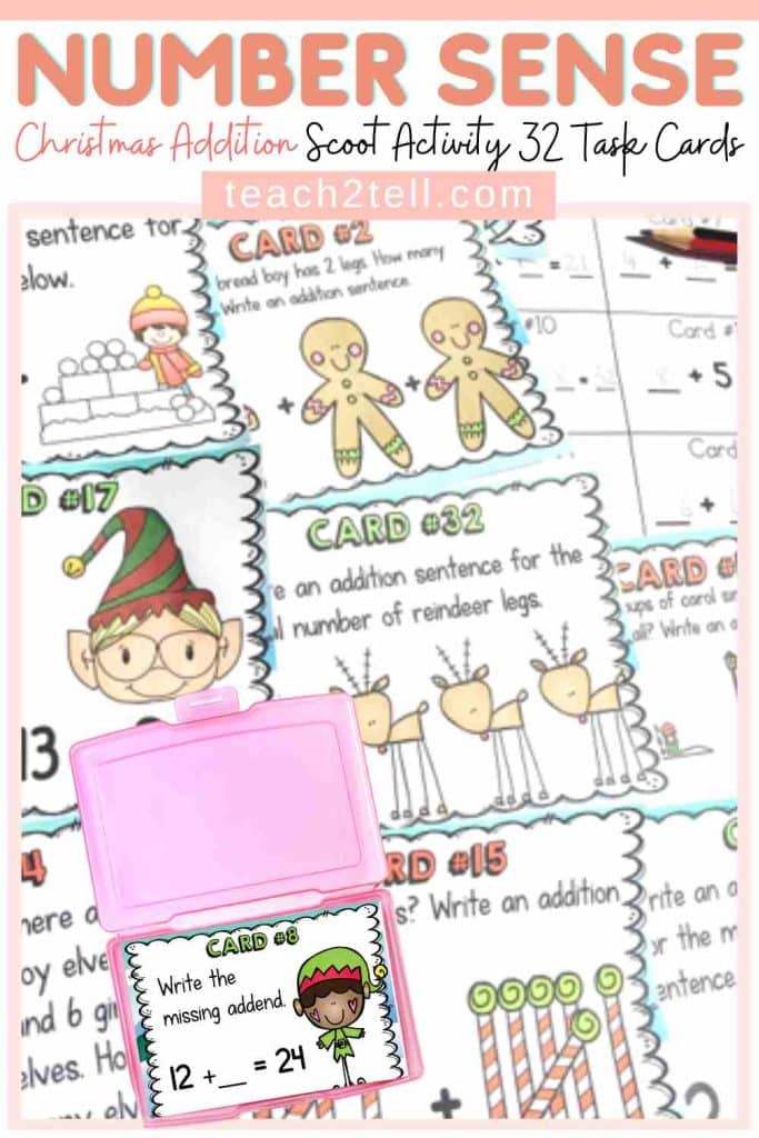 Number Sense Activities – 4 Fun Christmas Classroom Ideas 12 Addition Number Sense Activities – Christmas Classroom