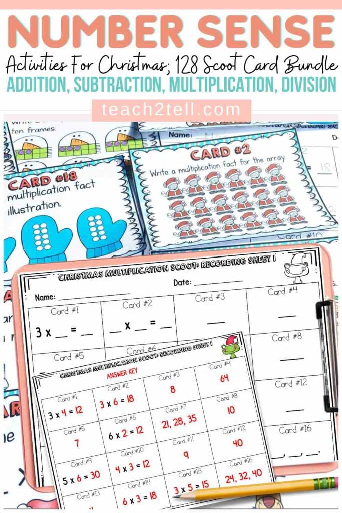Number Sense Activities – 4 Fun Christmas Classroom Ideas 11 Number Sense Activities Matter in the Christmas Classroom